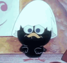 Gif animé Caliméro timide 